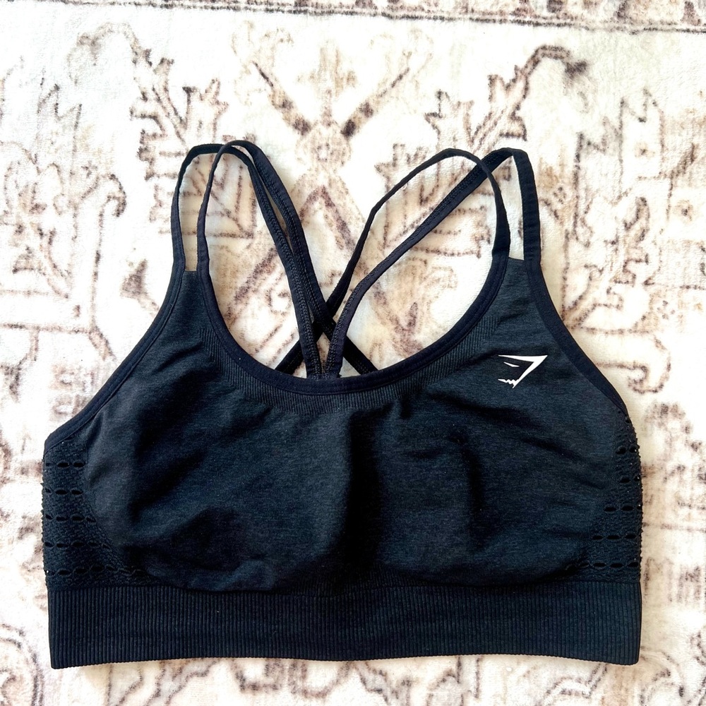 Gymshark Black Sports Bra